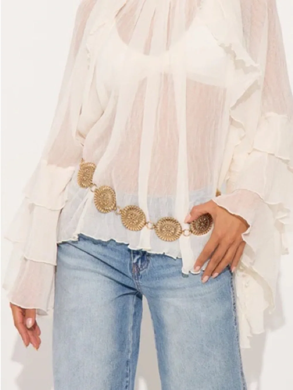 Country Glam Chain Belt NEW 🏷️